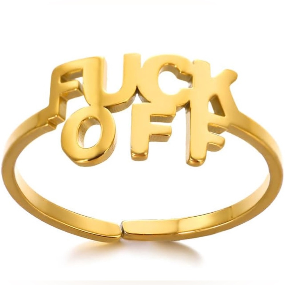 Gold-tone Statement Ring